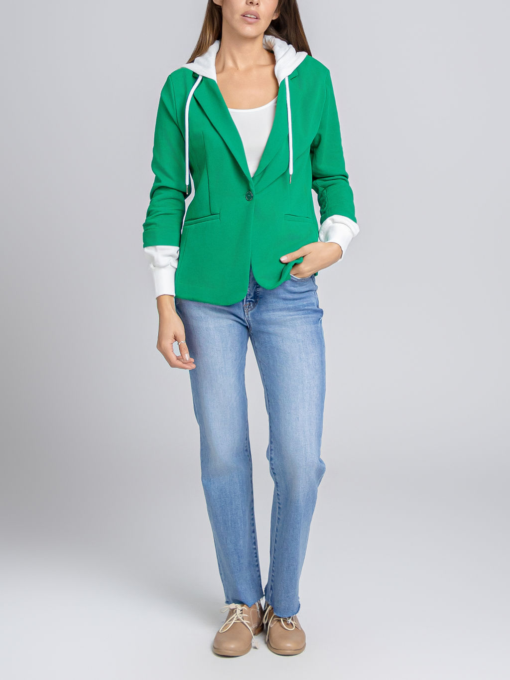 CHAQUETA CAPUCHA COLOR