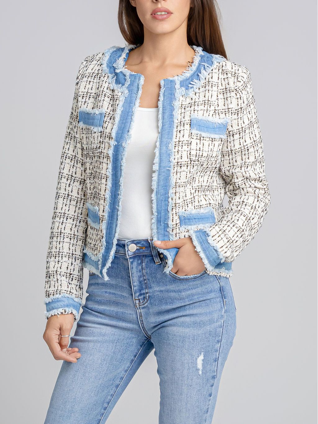 CHAQUETA JASPEADA