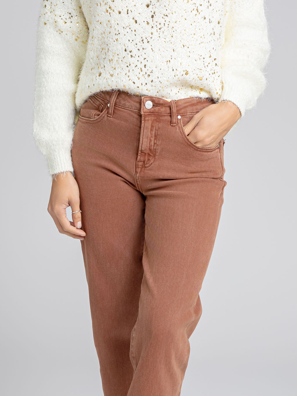 JEANS CREMA