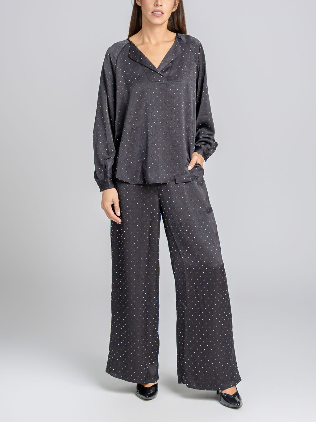 BLUSA STRASS