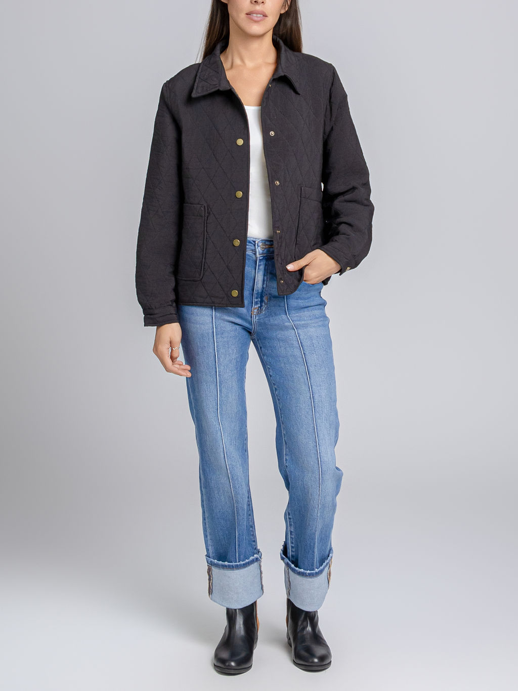 CHAQUETA ROMBOS
