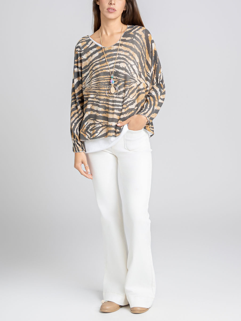 POLERA DOBLE PRINT