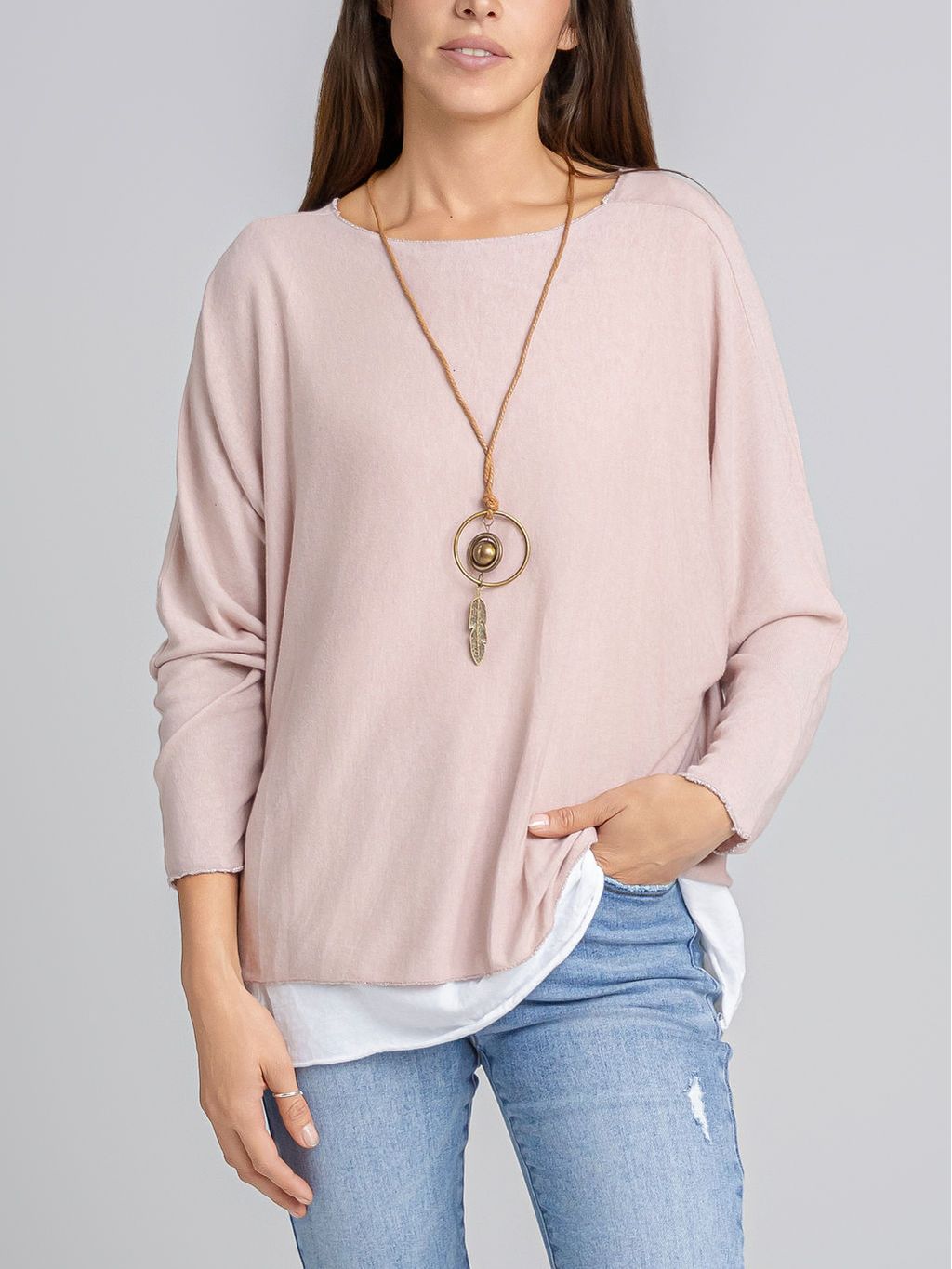 POLERA PRINT ROSA