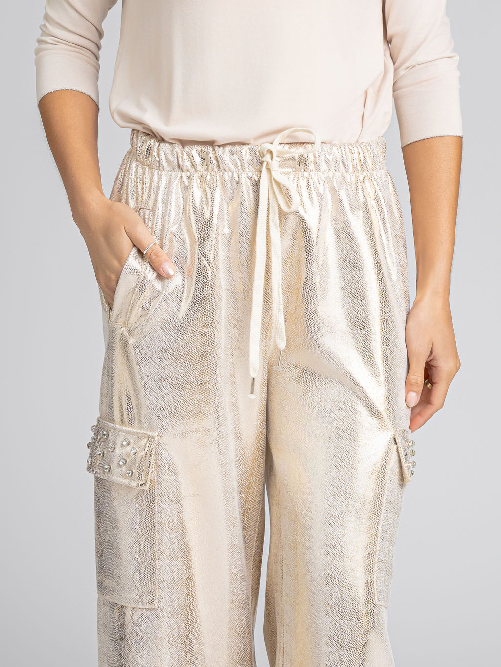 PANTALÓN METALIZADO ROMA