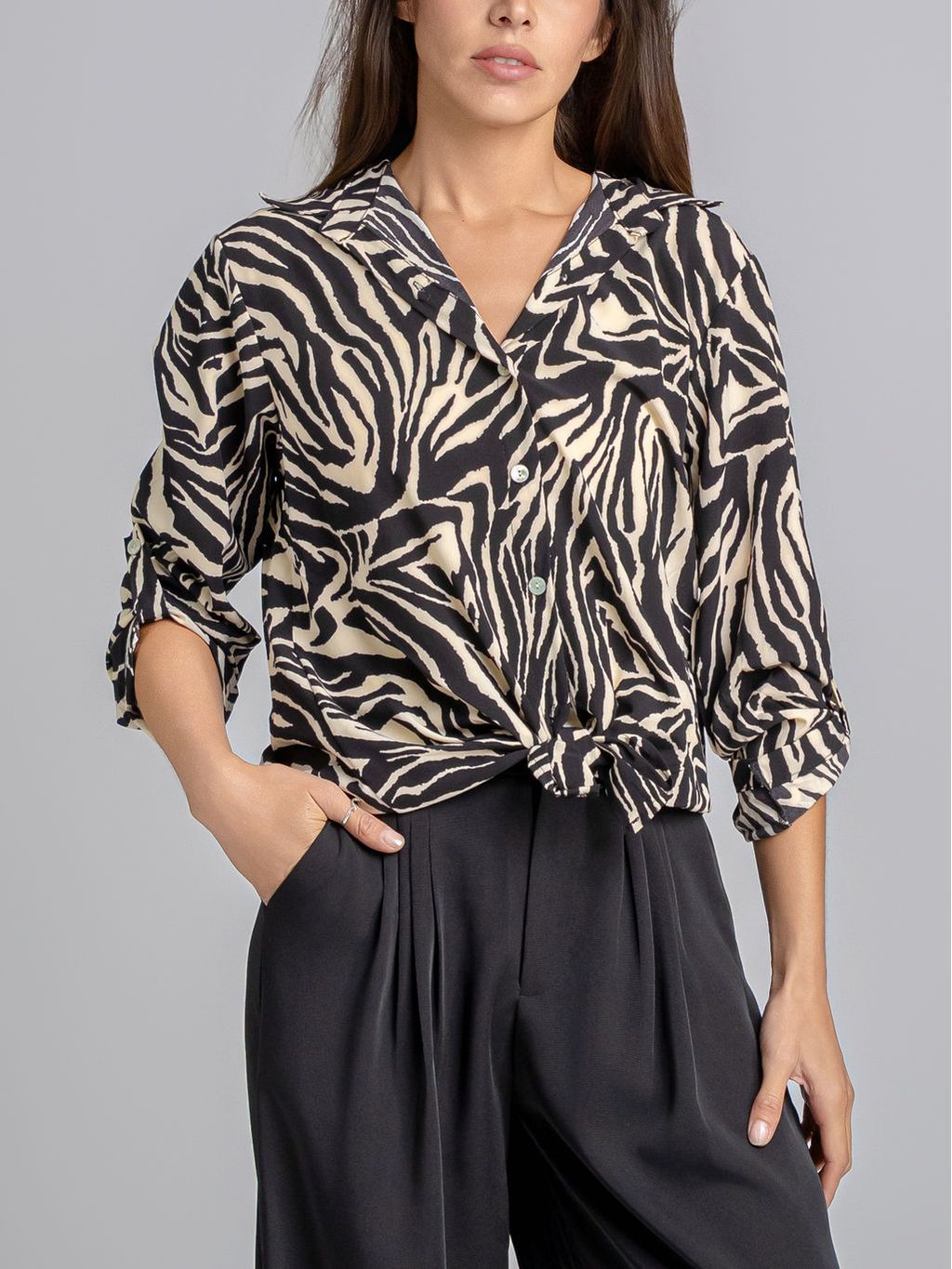 BLUSA PRINT BOTONES